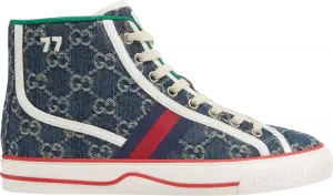 Кроссовки Gucci Wmns Tennis 1977 High Denim, синий