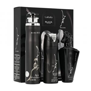 Набор Lattafa Maahir Black Edition, 3 предмета