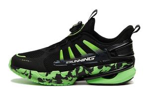 Детские кроссовки GS Low-top черные/зеленые Anta Kids