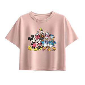 Футболка с принтом Mickey & Friends для девочек 7-16 лет Disney, Light Pink