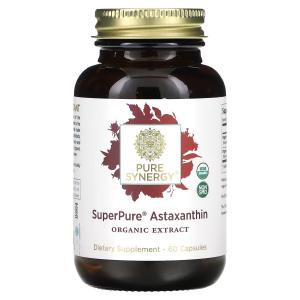Pure Synergy, SuperPure, астаксантин, 60 капсул