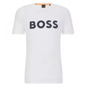 Футболка мужская белая Hugo Boss, белый