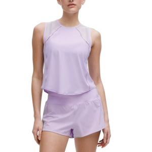 Кроп спортивные майки для женщин Lululemon, фиолетовый