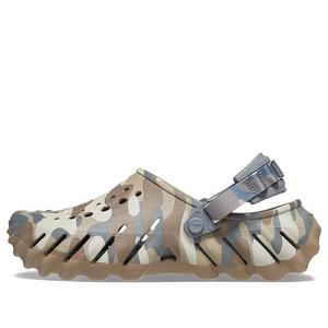 Сандалии Crocs Echo Camo Redux Clog 'Charcoal Camo Green', коричневый
