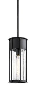 Подвесной светильник Licht-Erlebnisse ELLIE, черный - прозрачный