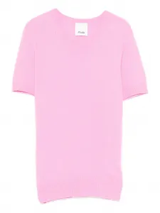 Топ с короткими рукавами Allude, розовый