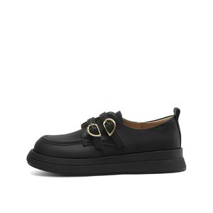 OCCAMAN Женские повседневные туфли на один каблук черные, цвет Black