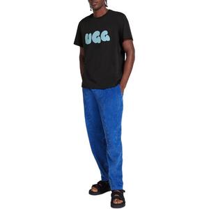 Футболка мужская, выжженная, черная Ugg, черный