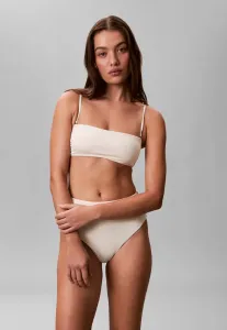 Топ от бикини-бандо из необходимых вещей Calvin Klein Swimwear, Antique White