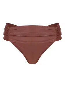 Плавки бикини Jasper с завышенной талией Lygia & Nanny, коричневый