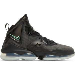 Кроссовки Nike LeBron 19 'Black Green Glow', черный