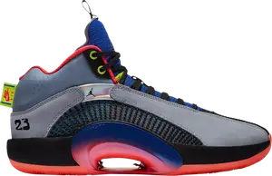 Кроссовки Air Jordan 35 SP TP PF Center of Gravity, серый