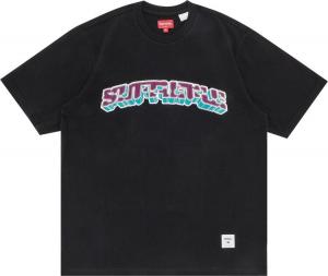 Футболка Supreme Block Arc Short-Sleeve Top 'Black', черный
