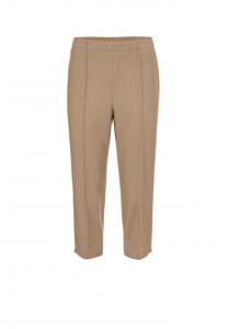 Короткий размер: удобные брюки с рубчиком 7/8 Goldner, желтый