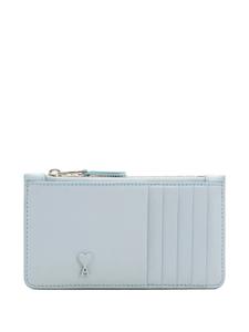 AMI Paris Ami de Coeur картхолдер на молнии, синий
