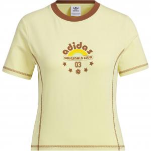 Футболка RETRO Regular женская Powder Adidas Originals, желтый