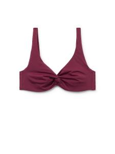 Верх бикини-балконет CALZEDONIA Indonesia, бордовый