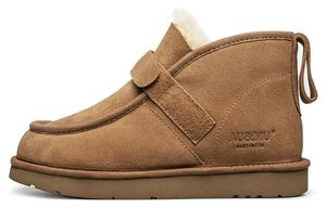 Зимние ботинки унисекс каштановые AU&MU, Chestnut