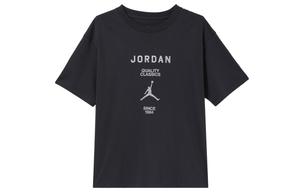 Футболка женская серая черная/бежевая белая Jordan, серая черная/парусная белая