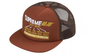 Supreme Транспортная сетчатая спинка с пятью панелями, Brown
