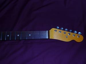 FAT 21 лад, 9,5 C-образный Telecaster Allparts Fender Licensed гриф из розового дерева Telecaster Neck