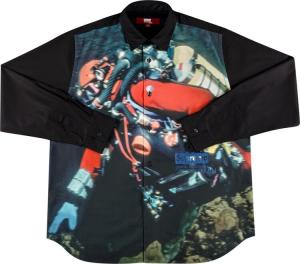 Рубашка Supreme x Junya Watanabe x Comme des Garçons MAN Nature Shirt 'Black', черный