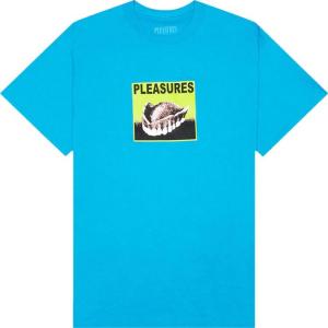 Футболка Pleasures Dental Tee 'Turquoise', синий