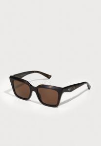 Солнцезащитные очки Alexander McQueen Sunglasses, Havana/Brown/Brown
