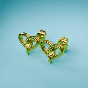 Серьги Winx Club X Gadget4entertainment Bloom Winx Charmix, позолоченное серебро