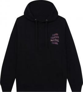Худи Anti Social Social Club Layer Lock Black Hoodie 'Black', черный