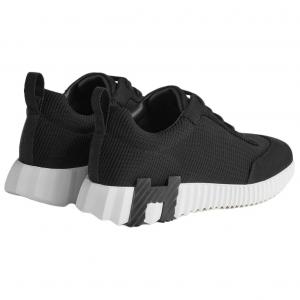 Отскакивающие низкие кеды женские черные HERMES