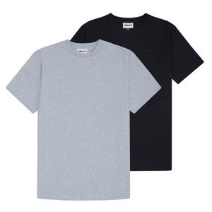 ELLESSE Футболка 'Acciano' в крапчатом серо-черном цвете