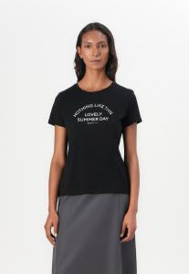 Футболка TOM TAILOR DENIM BASIC PRINT, Deep Black/Black