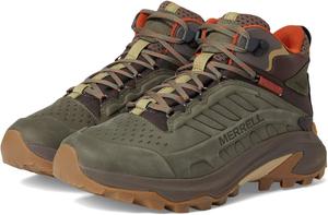 Мужские ботинки Merrell Moab Speed 2 Leather Mid водонепроницаемые, Olive