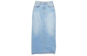 Футболка с нашивкой логотипа Acne Studios, светло-голубая