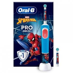 Электрическая зубная щетка Oral-B Vitality Pro Kids Spiderman HBOX