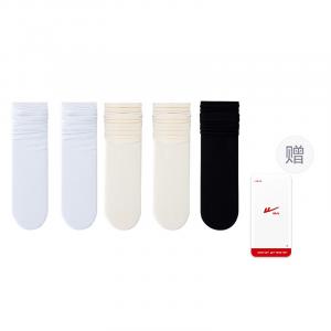 Женские носки Warrior Mid Calf 5 упаковок, 5 упаковок (Черный)