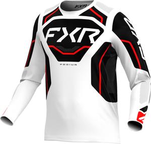 Джерси для мотокросса FXR podium relay, White/Black/Red