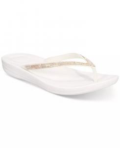 Женские сандалии Iqushion Sparkle Flip Flop FitFlop, белый
