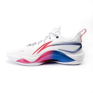 Баскетбольные кроссовки Shining Unisex Low-top Белый/Королевский синий Lining