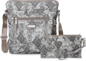 Сумка Baggallini Go Bagg с браслетом для телефона RFID, коричневый