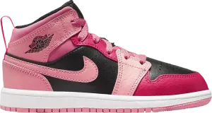 Кроссовки Air Jordan 1 Mid PS Coral Chalk, розовый