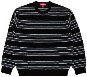 Кашемировый свитер Supreme «Черная полоса»