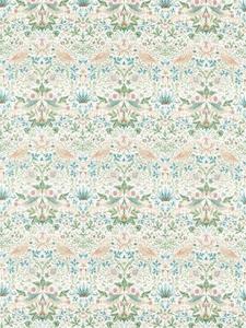 Шторы на заказ Strawberry Thief Morris & Co., Cochineal/Willow