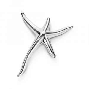 Брошь Tiffany & Co. Starfish, серебро