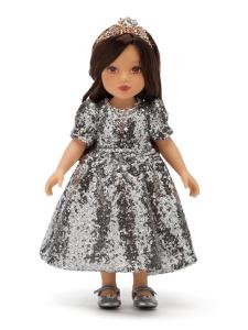 Dolce & Gabbana Kids кукла в платье с пайетками, мультиколор