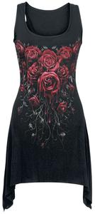 Топ Spiral Blood Rose, черный