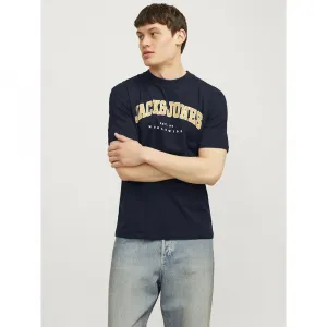 Футболка с коротким рукавом Jack & Jones Caleb Varsity, синий