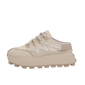 Сланцы женские с закрытым носком, устойчивые к истиранию, резиновая подошва EGCHI, хаки