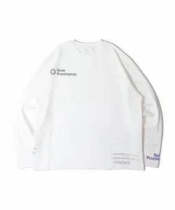 Футболка с длинными рукавами BAYCANT с произвольным логотипом (мужская) Select Brands, цвет White